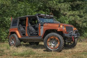 Jeep Wrangler JK Tube Doors - Front - Rugged Ridge - Fortis - Black - 2018
